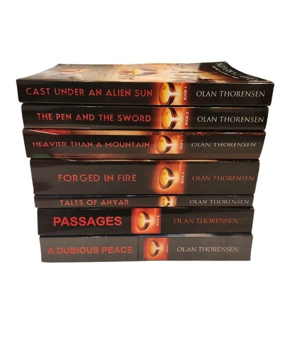 Lot of 7 Destiny's Crucible Olan Thorensen Books 1-7 Paperback Fantasy